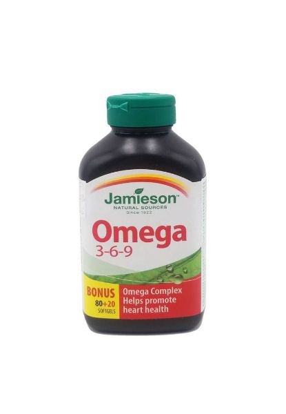 圖片 Jamieson Omega 3 - 6 - 9 80 + 20 粒