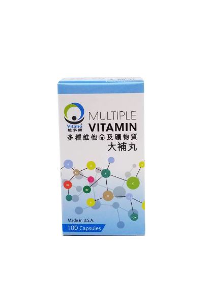 圖片 Vitaho 維多康 多種維他命及礦物質大補丸 100 粒
